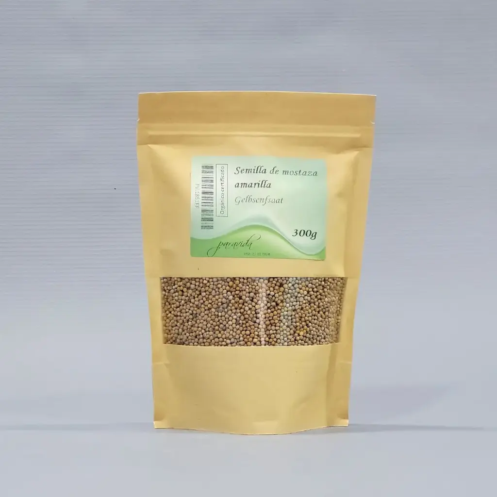 Yellow mustard seeds / organic / 300g