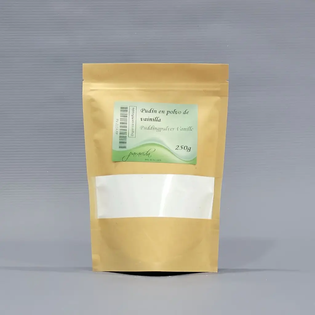 Pudin de vainilla en polvo / orgánico / 250g