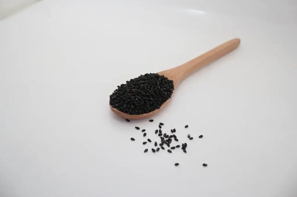 Black sesame seeds unhulled / organic / 200g