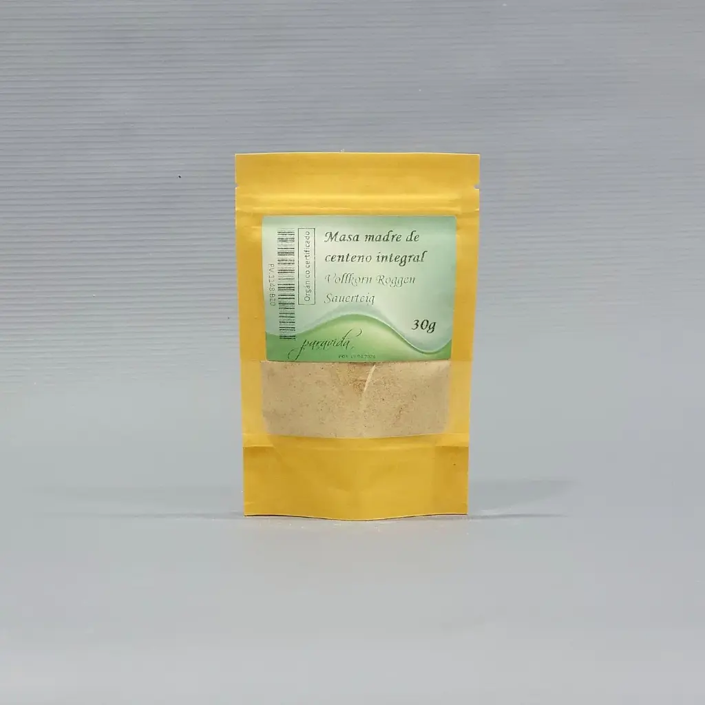 Masa madre de centeno integral / ecológica / 30g