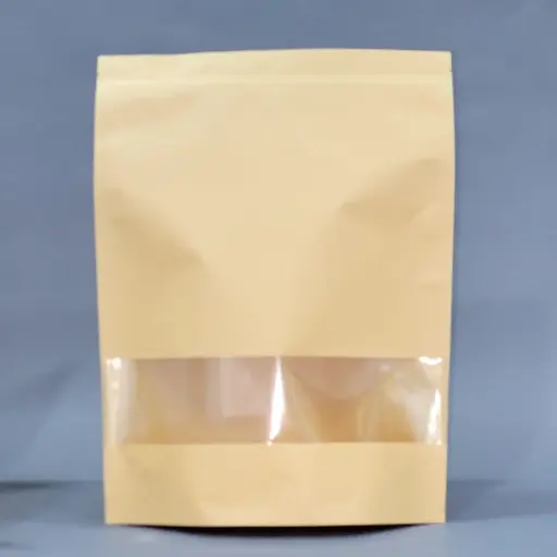 [ST.6234.RG50] Embalaje kraft con ventana / 23*35cm / 50p.